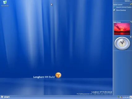 Windows longhorn