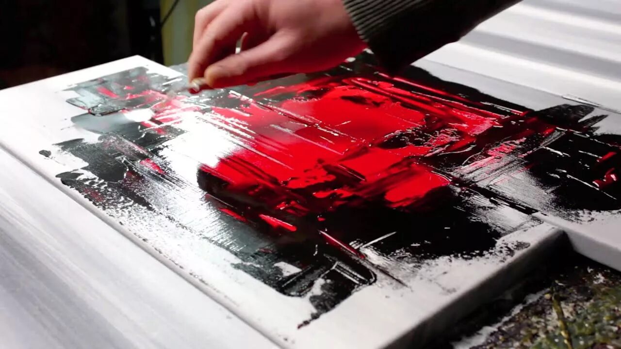 Acrylic pouring gone wrong Abstrakta målningar, Abstrakt, Konst