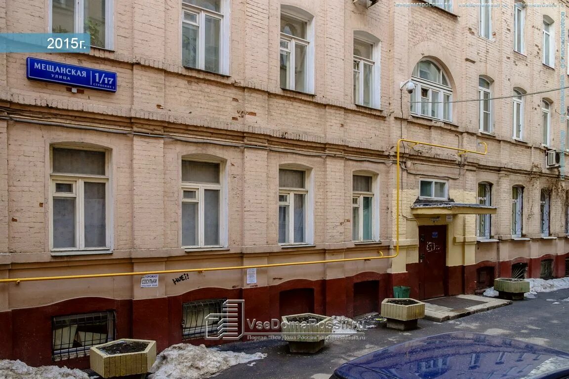 Мещанская улица д. 14 на карте Москвы
