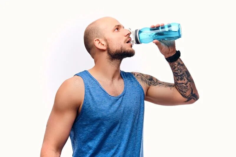 Drinking from the bottle calvin