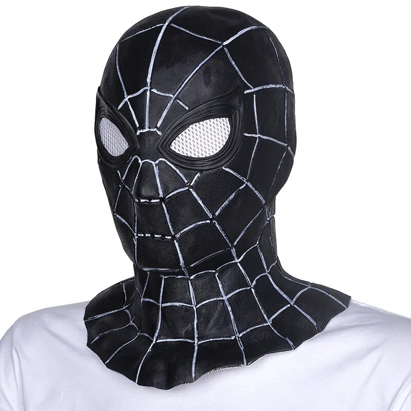 Маска полный выпуск. Маска человек-паук. Маска человека паука тканевая. Маска Спайдермен черный. Новый человек паук маска.