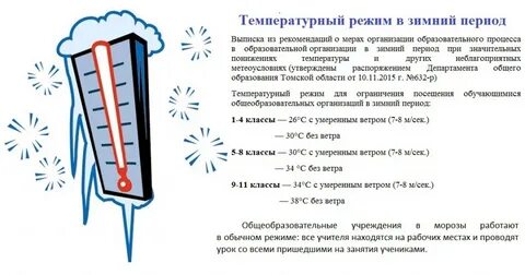 Классы пониженных температур