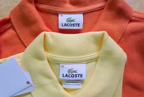 Бирки lacoste