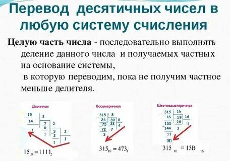 Сравнение чисел в различных системах счисления задания
