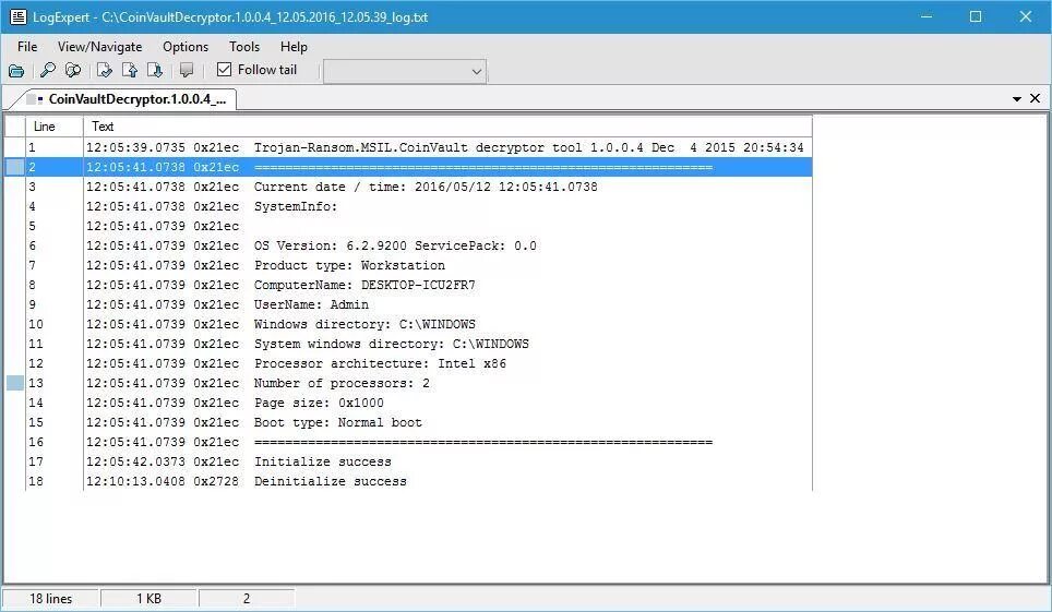 Лог эксперт. Ошибка в блокноте. LOGEXPERT. Ошибка файл слишком большой. Trojan‑Ransom.MSIL.COINVAULT..