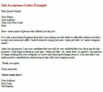 I was offered a job