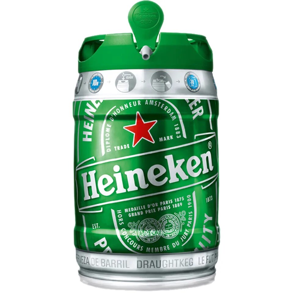 Пиво Heineken 5л. Бочонок Хайнекен 5л. Heineken бочонок 5 л. Пиво Хейнекен 5.