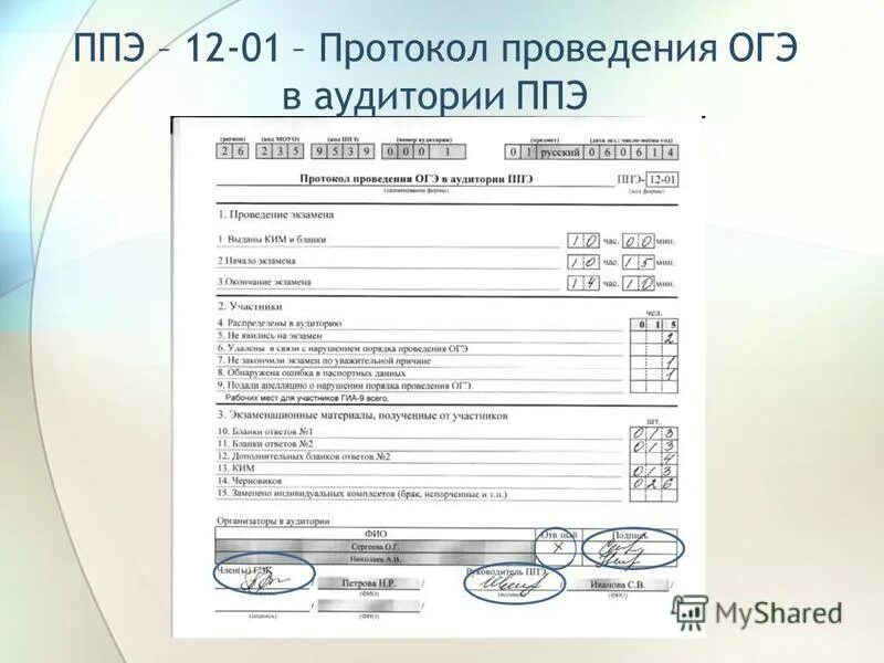 Заполнение формы ппэ 05 03 у образец