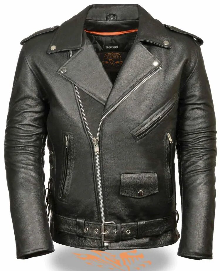 Байкерская косуха Kaili Classic Style. Echtes Leder косуха. Milwaukee Leather men's Classic Side Lace Police Style Motorcycle Jacket. Gluck косуха мужская. Кожаный байкер