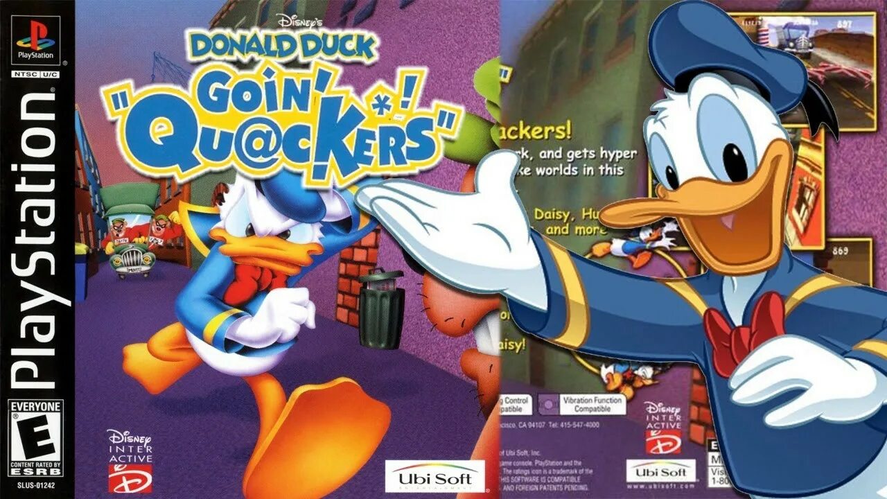 Donald duck goin. Donald Duck Goin Quackers. Disney's Donald Duck: Goin' Quackers ps1.