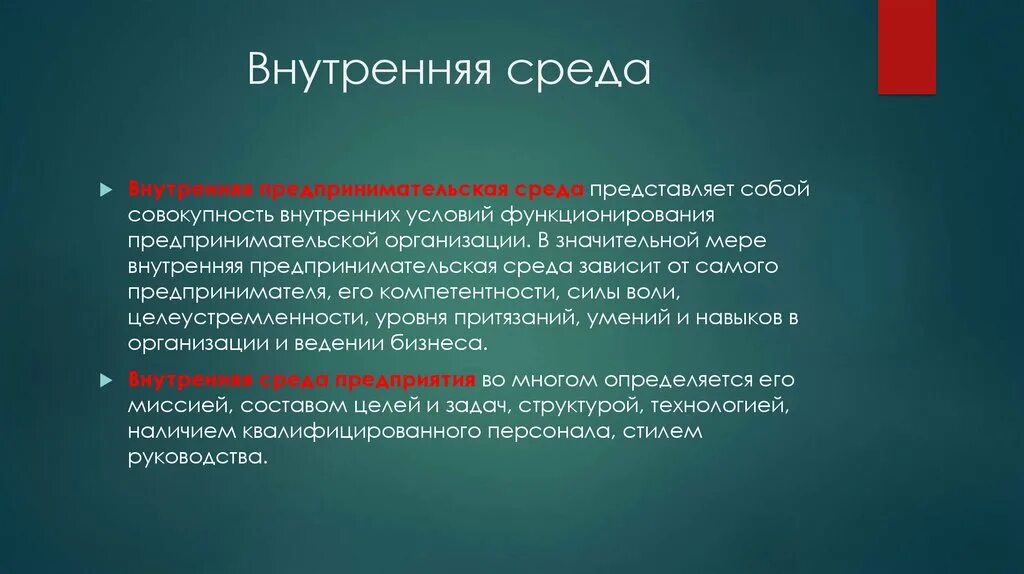 А также внутреннее и. Внутренняя среда предпринимательства. Внутренняя предпринимательская среда. Внутренняя среда предпринимательской среды. Внутренняя среда предпринимательской организации.