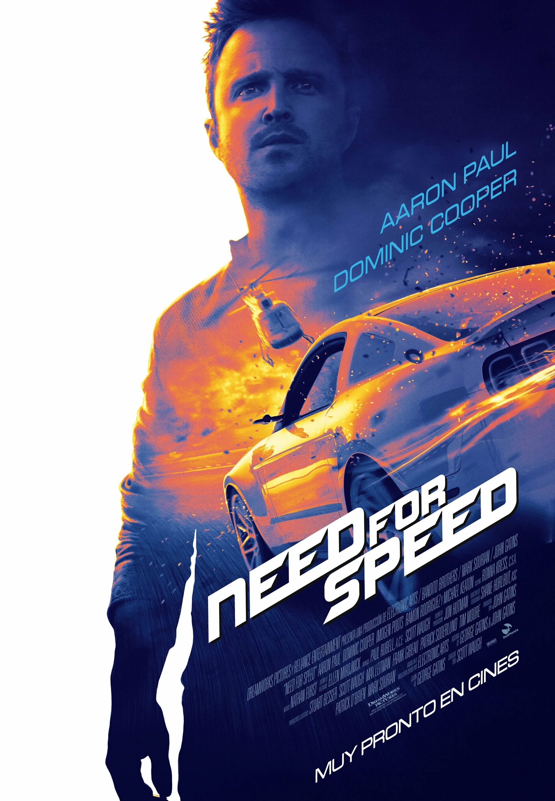 Need for Speed жажда скорости 2014 Постер.