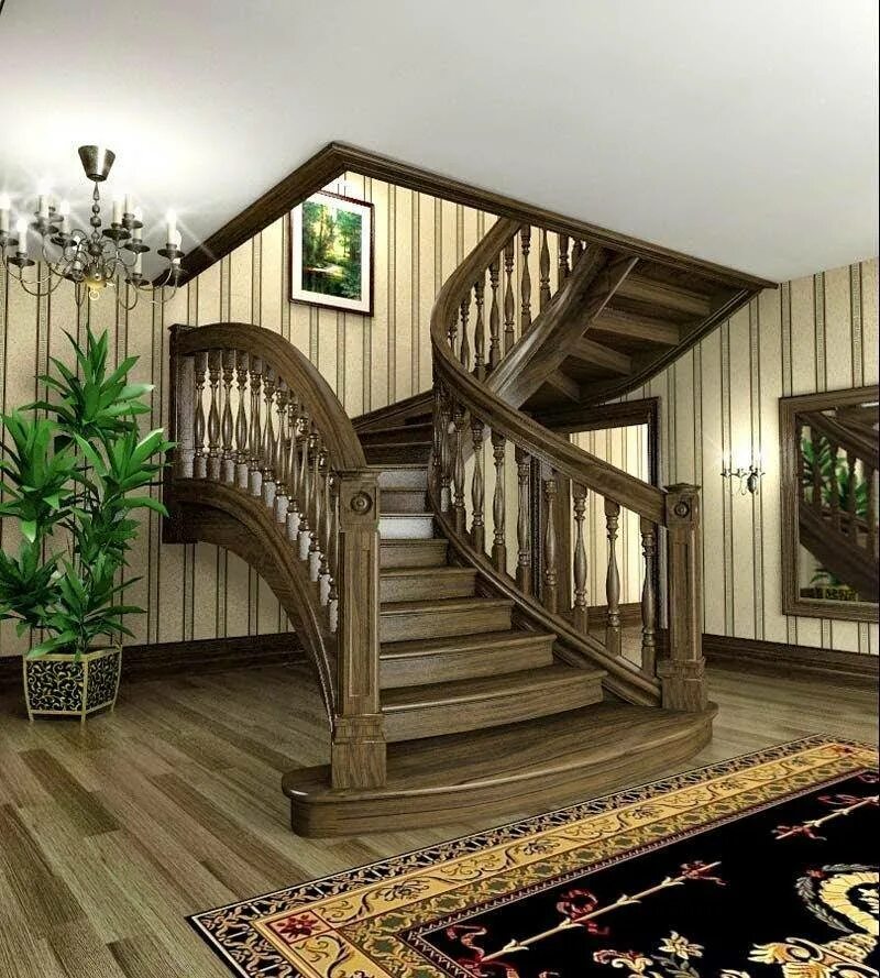 Красивый второй этаж. Лестница лс 91ум. Лестница лс 215м. Шикарные деревянные лестницы. Лестница в доме на второй этаж.