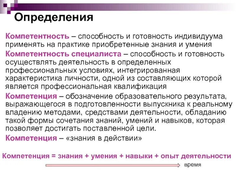 Компетенции это определение. Определения понятия профессиональная компетентность. Компетентность это в педагогике. Компетенция это в педагогике. Обладать определенными компетенциями в