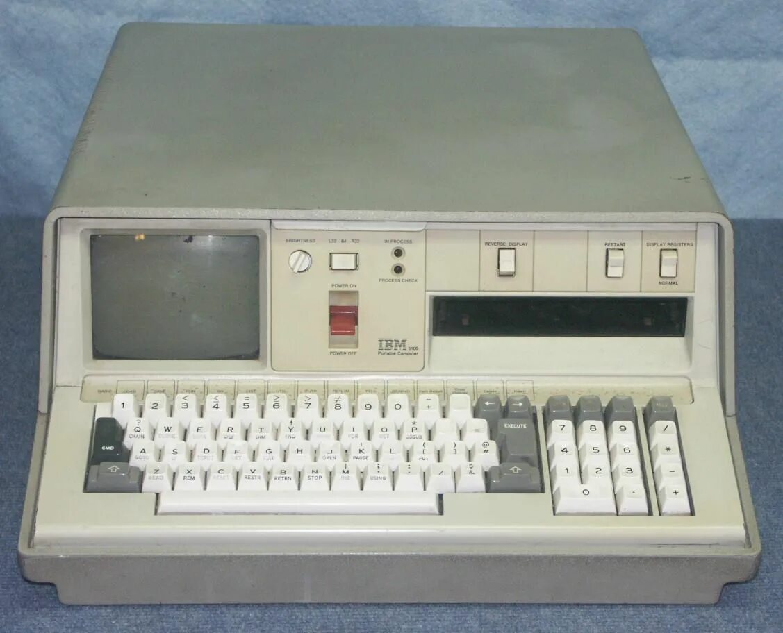 Как назывались первые компьютеры в ссср. IBM 5100. IBM model 5100. IBM 5100 Portable Computer. 1975: IBM 5100.