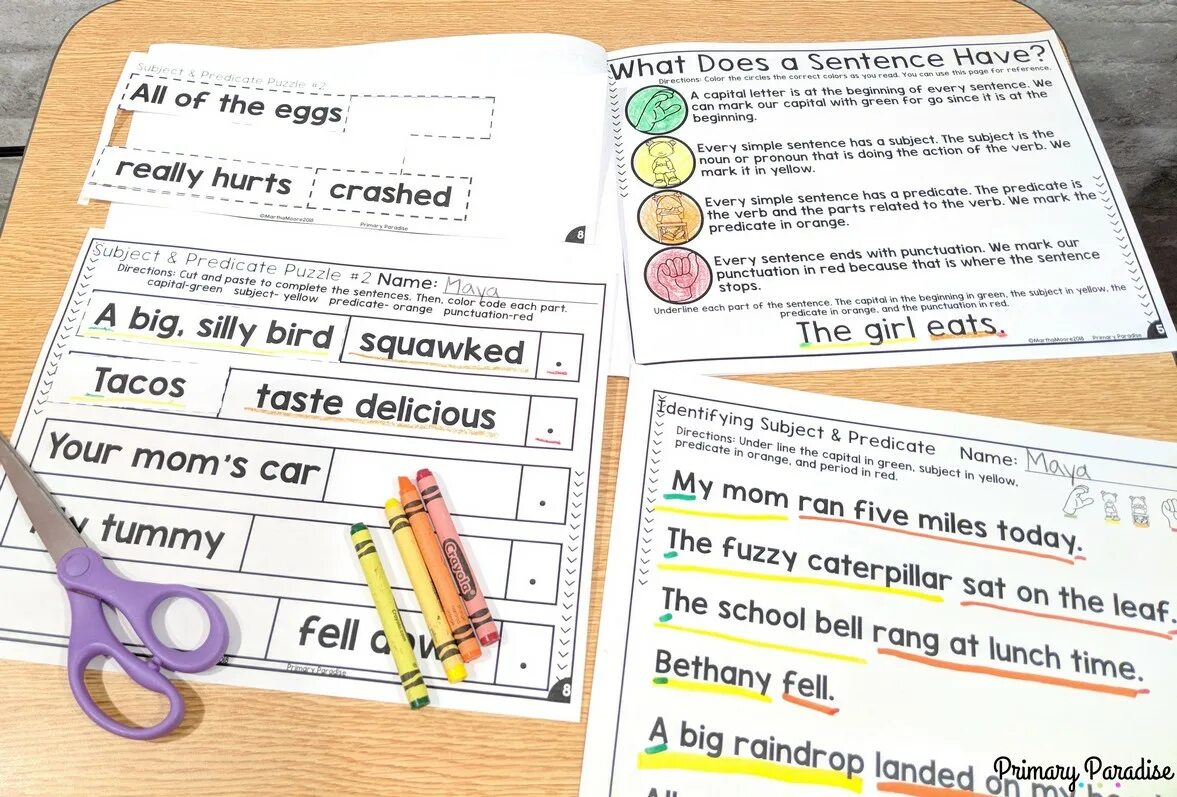 What did used to be. What is a sentence. how to make sentences in english. used to sentences. types of predicate in english grammar.