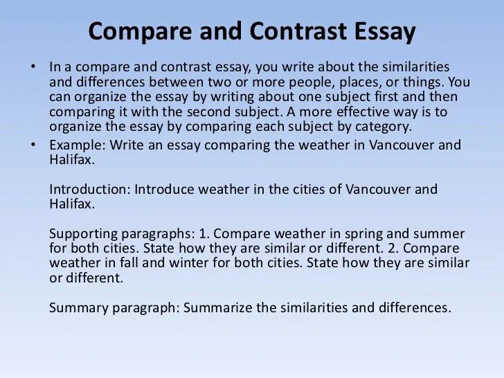 Compare and contrast essay. Compare and contrast essay examples. How to write an essay examples. Compare and contrast paragraph. Way of comparing