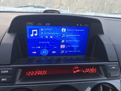 Мазда 6 магнитола с экраном
