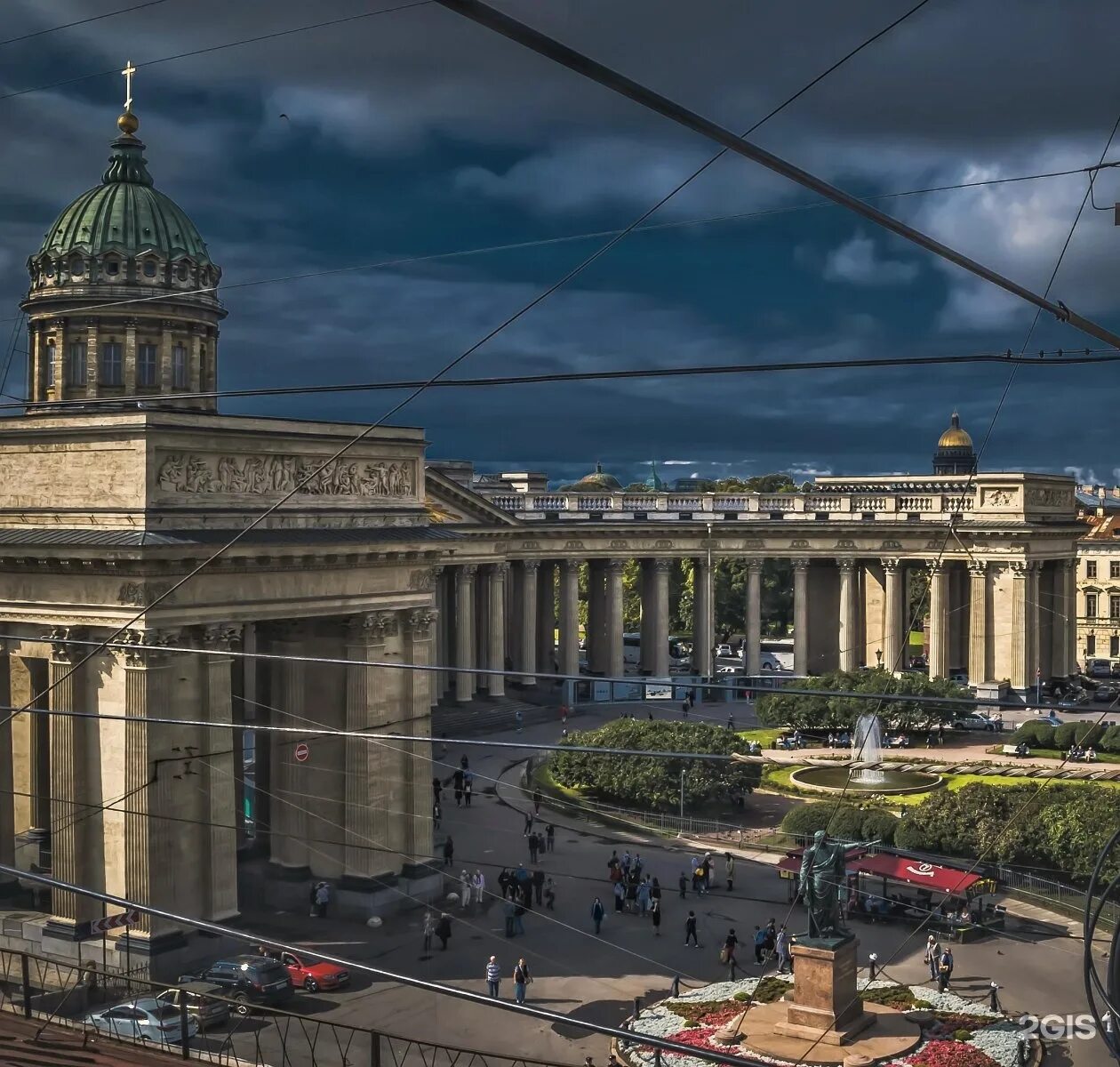 Казанская пл. Площадь Казанского собора в Санкт-Петербурге.