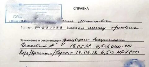 Медотвод от прививки от гриппа взрослым