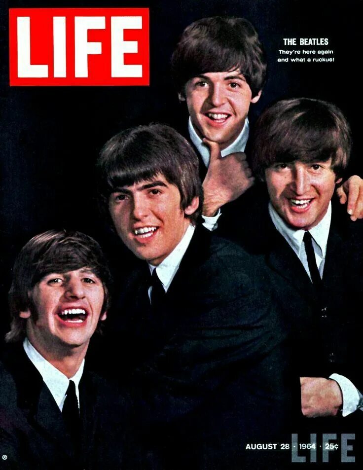 Cover beatles. Группа the Beatles обложка. Битлз 1964. The Beatles в 2013. Битлз на обложке журнала Life.