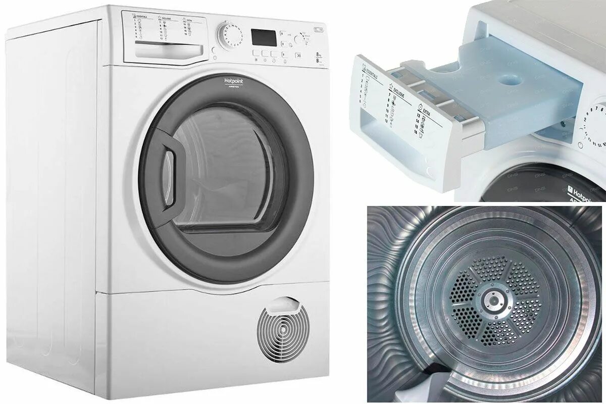 Hotpoint ariston сушильная машина 725. Сушильная машина Хотпоинт Аристон. Hotpoint-Ariston FTCF 87b. FTCF 87b 6h сушильная машина. Сушильная машина Ariston Hotpoint FTCF 87b.