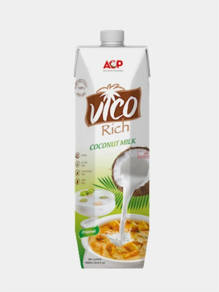 Viko rich молоко кокосовое. Кокосовые сливки acp vico rich. Молоко vico rich. Кокосовое молоко вико состав. Молоко vico rich.