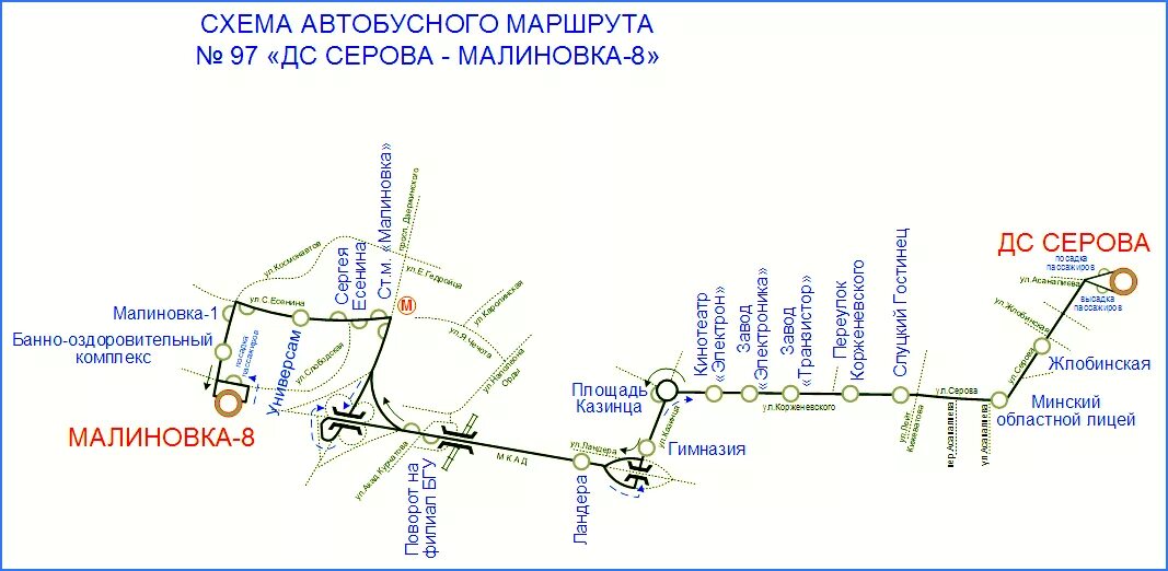 Маршрут 97 автобуса на карте. 97 Автобус маршрут. 97 Автобус маршрут СПБ. Маршрут 97 автобуса Новосибирск на карте остановки. Автобус Пермь Малиновка остановки.