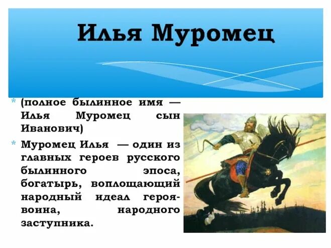 муромец от какого города произошло прозвище