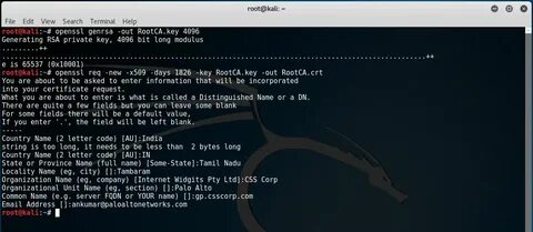 Openssl examples