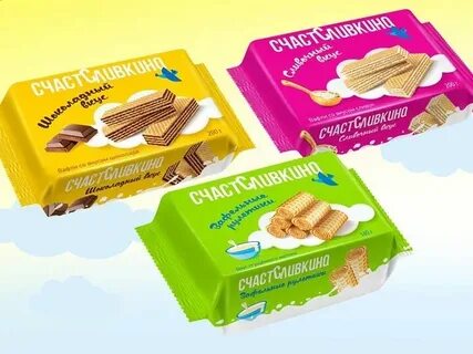 Вафли в индивидуальной упаковке