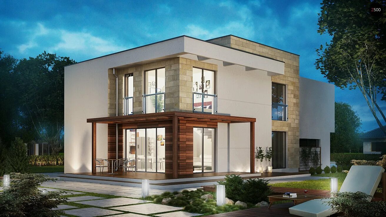 Проект дома из газобетона современный стиль 30+ Outstanding Exterior House Trends Ideas For 2019 Современный коттедж, Дом, П