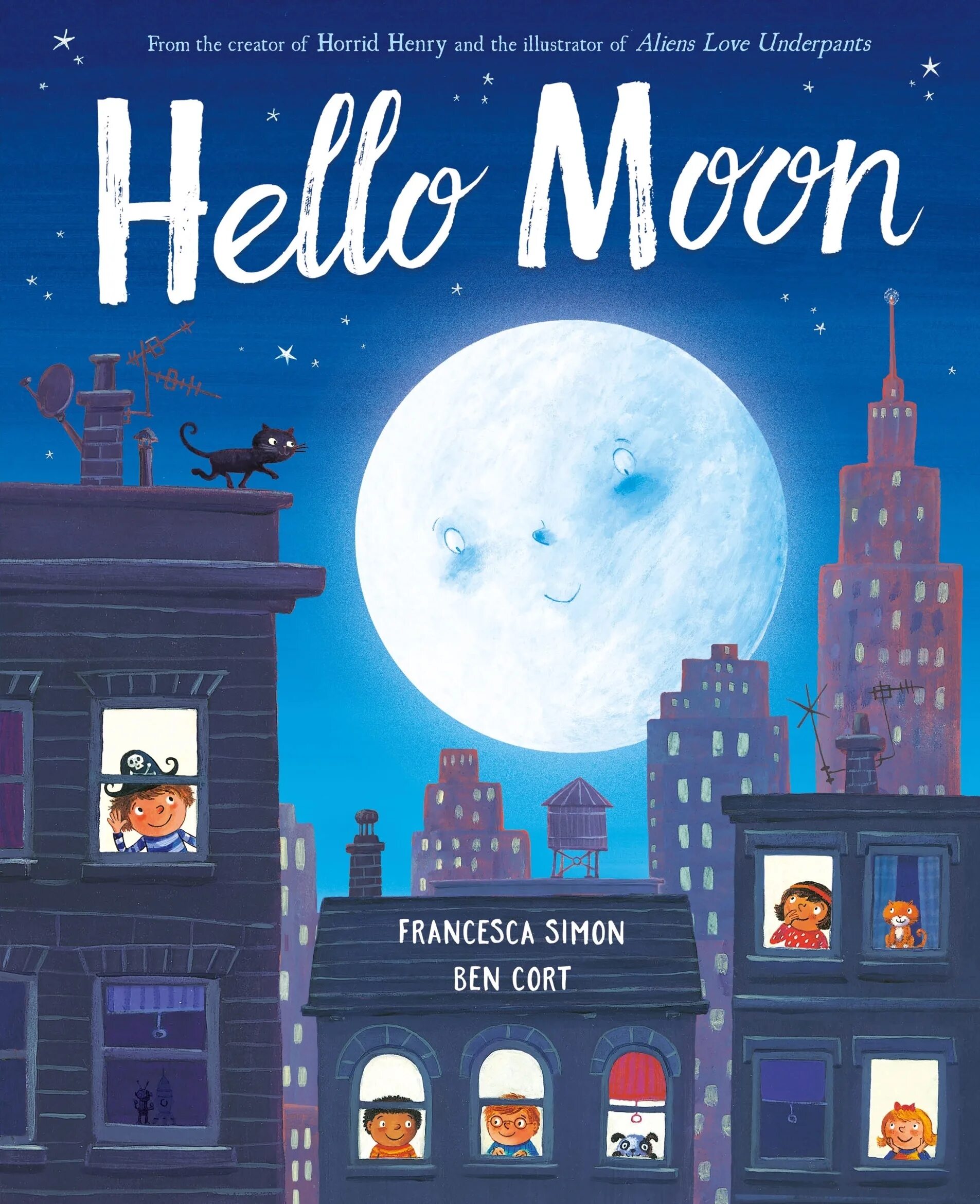 Hello Moon. Луна книга окно. Boy over the Moon with book.