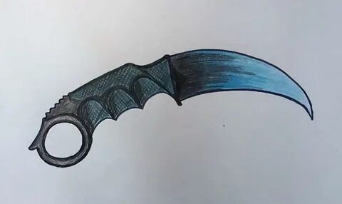 Нож керамбит рисунок