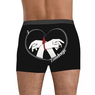 Боксеры мужские с принтом "Я люблю", нижнее белье с 50 оттенками,...
