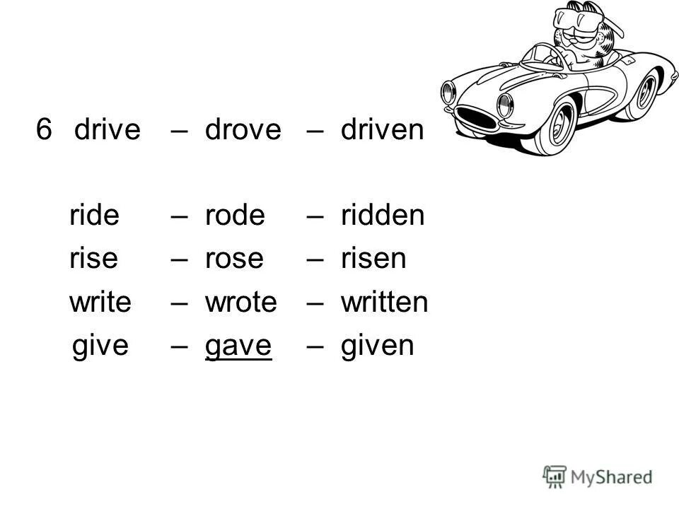 Drive drove driven неправильный глагол. Ride 2 форма глагола в английском. Drive drove driven неправильный глагол. Формы глагола become в английском. Drive drove driven неправильный глагол.