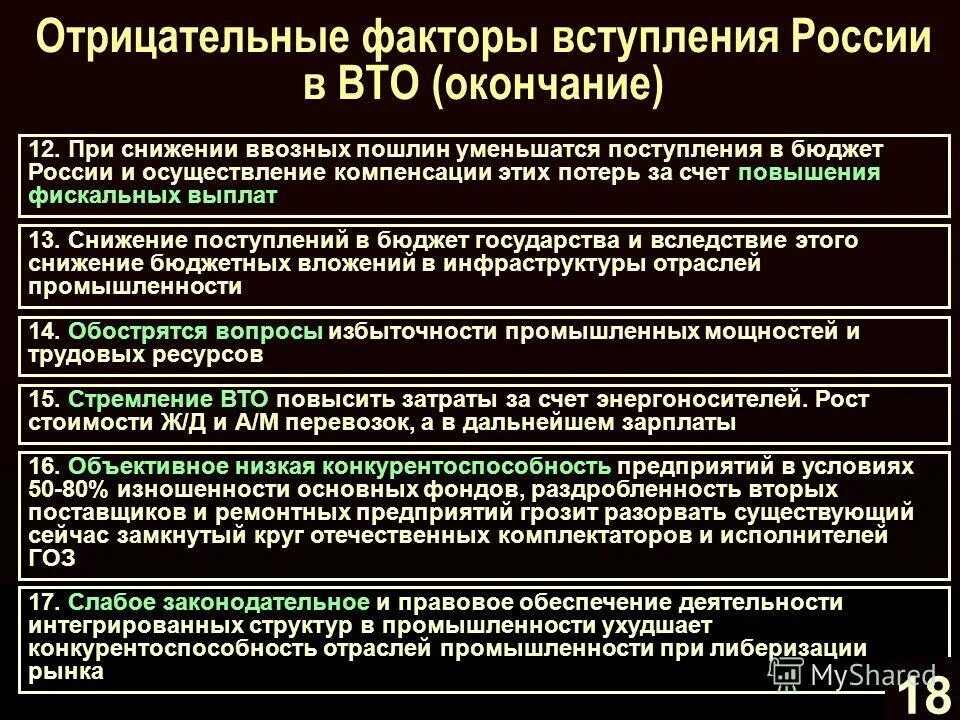 Проблемы вступления России в ВТО. Вступление России во всемирную торговую организацию. Вступление России в ВТО. Проблемы вступления России в ВТО презентация.