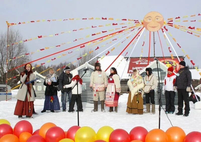 Масленица в Семенково. Игры на Масленицу. Инвентарь для проведения Масленицы. Уличные забавы на Масленицу.