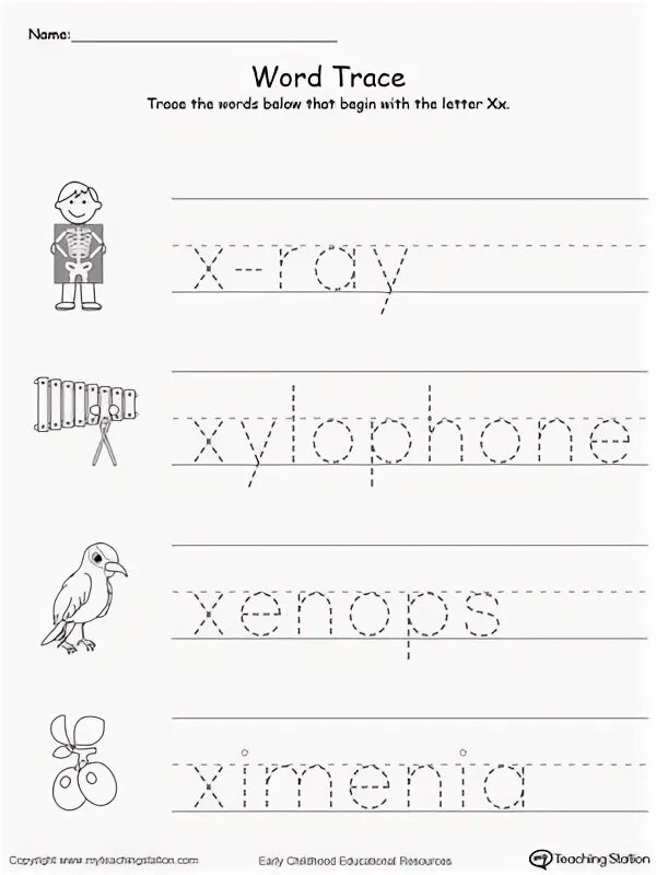 Tracing x