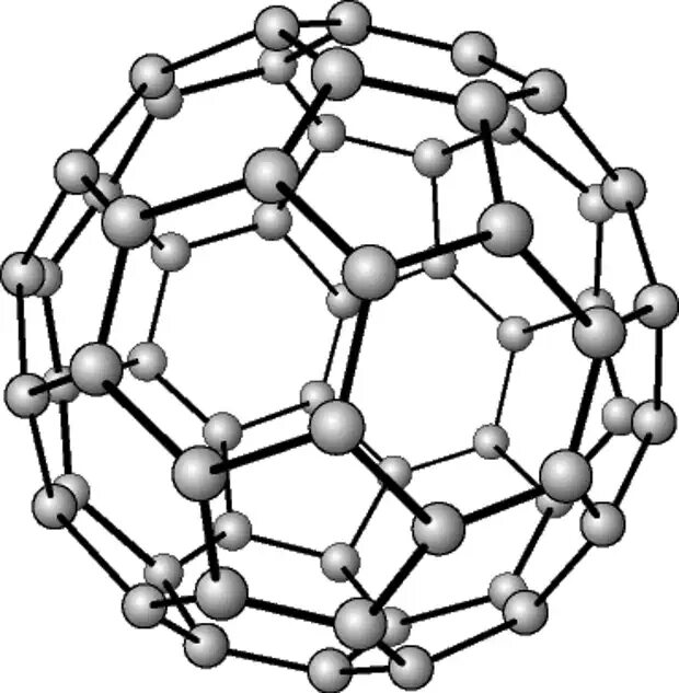 Молекула с60 фуллерен. Кристаллическая структура фуллерена. Фуллерен структура молекулы. Кристаллическая фуллерен Графен. Кристаллическое ядро