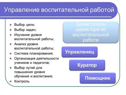 Концепция советника по воспитанию
