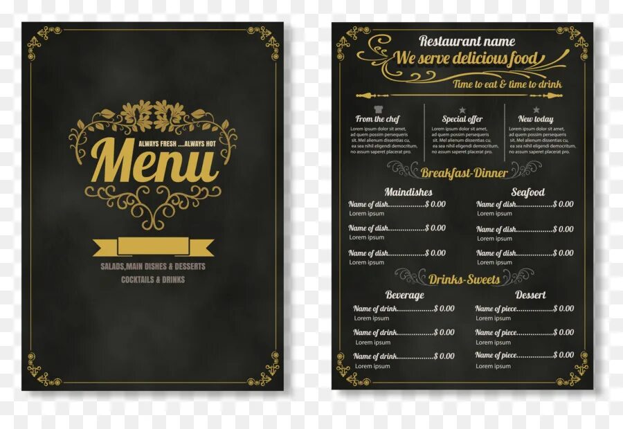 Menu rest