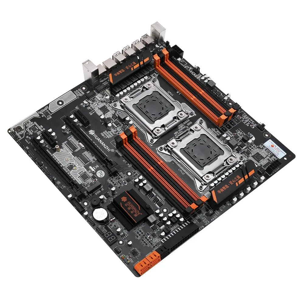 Плата под 2 процессора. Материнская плата huananzhi x79. x79 huananzhi atx. huananzhi x79 lga2011. x79 dual lga2011.