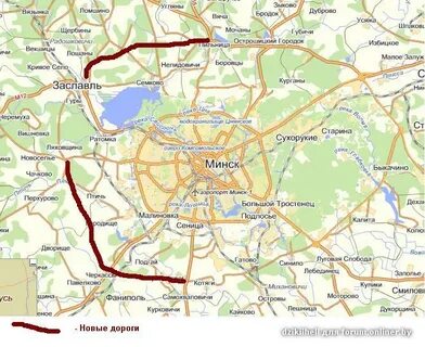 Минск 2 карта