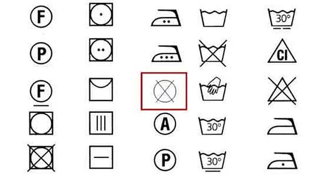 Символы на этикетках. Кружок в квадрате на этикетке одежды. Значки на одежде квадратик. Символы на ярлыках. Что означает треугольник на бирке