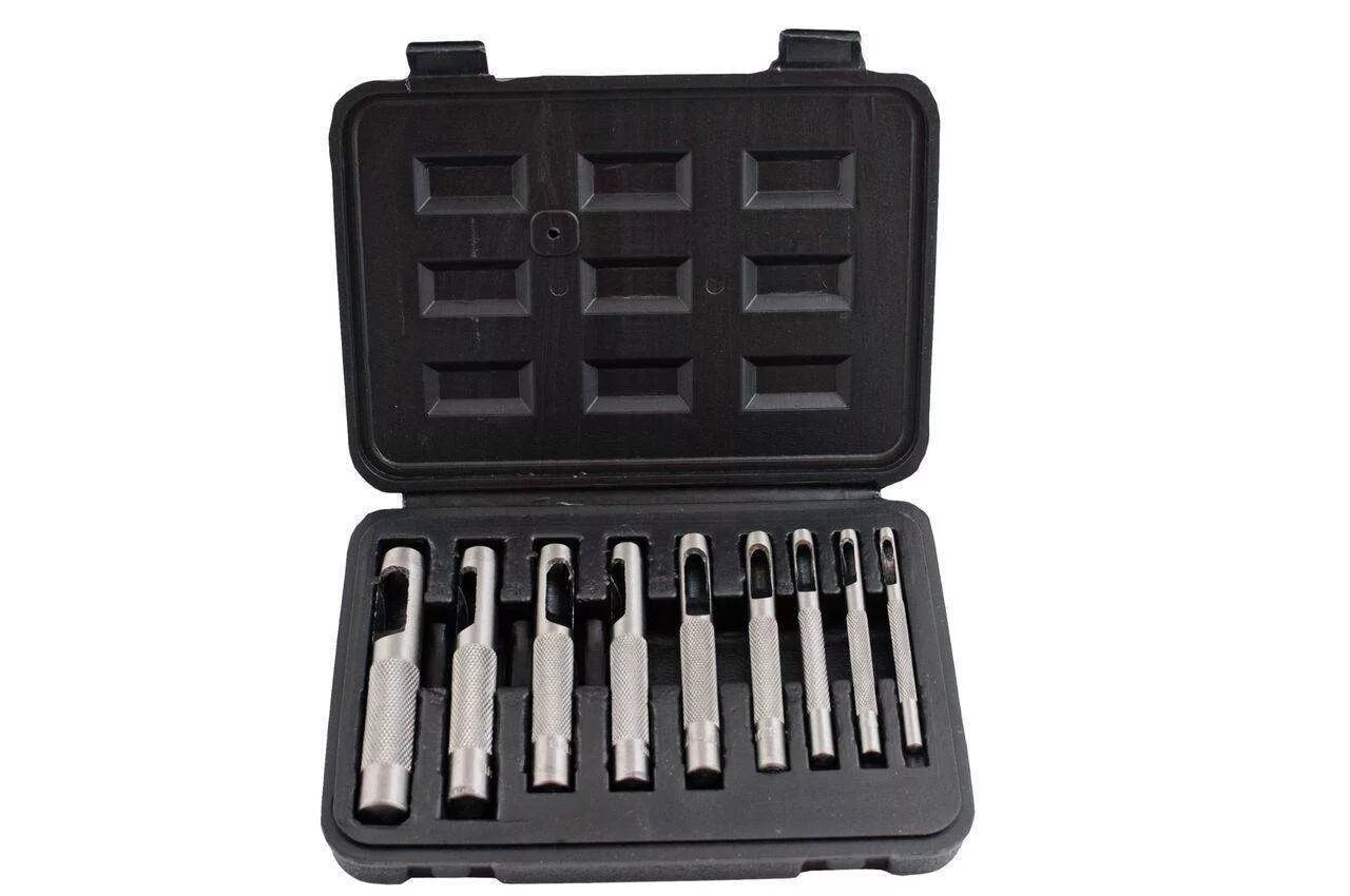 Набор просечек со сменными насадками дело техники. Набор просечек 10пр.5,0-32,0мм (в пласт/ф) (АВТОDЕЛО) (40418). Пробойники круглых отверстий 3-12 мм 9 шт Topex 03a490. Набор просечек со сменными насадками 28 предметов в кейсе. Набор просечек для прокладок 5-32 мм.