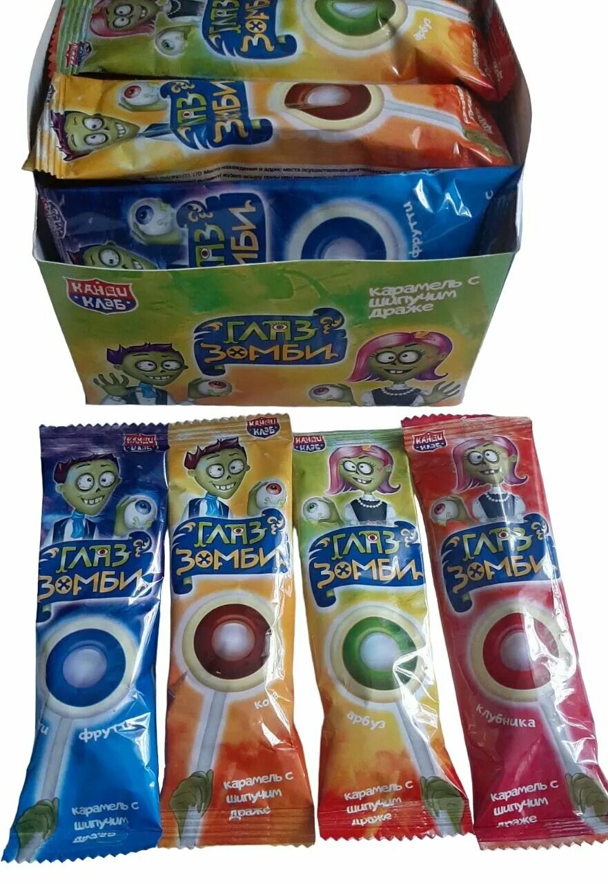 карамель глаз скелета на неоновой палочке 10 грамм candy club. карамель с глазками. карамель на неоновой палочке глаз скелета ассорти 10гр 30шт 12 блоков. (10г х 30 х 24). карамель леденцовая на неоновой палочке "глаз дракулы" 10гр 30шт, , шт.