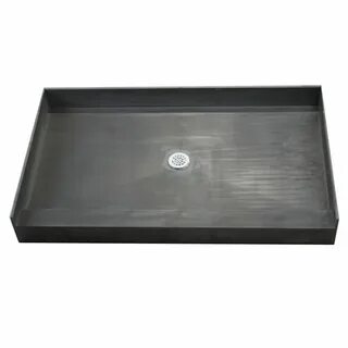 Tile Ready Shower Pan 30x54-inch Center PVC Drain - Free Shipping Today.