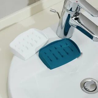 Мыльница для ванной со сливом