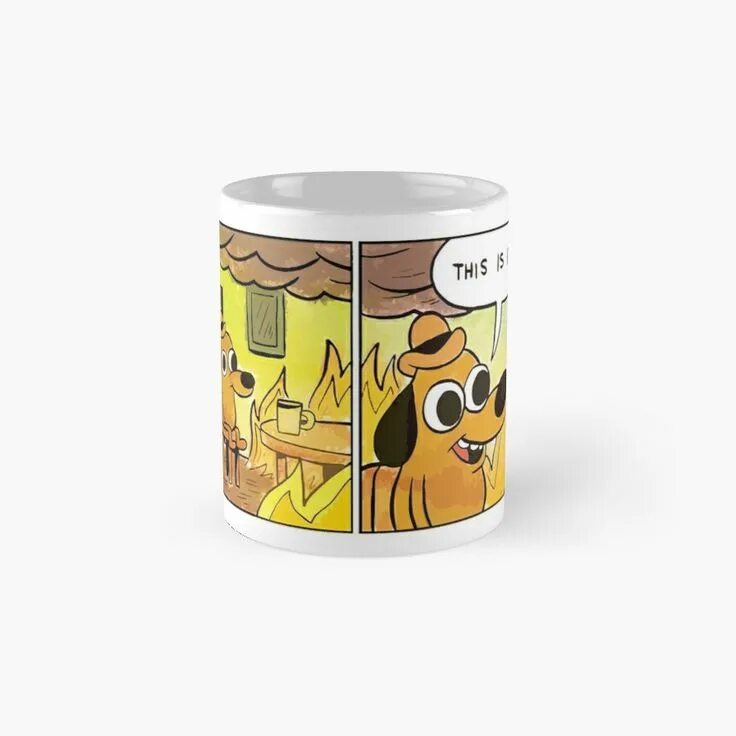 This is fine конструктор. Кружка this is fine. this is fine для кружки. кружка finico. мем на кружку.